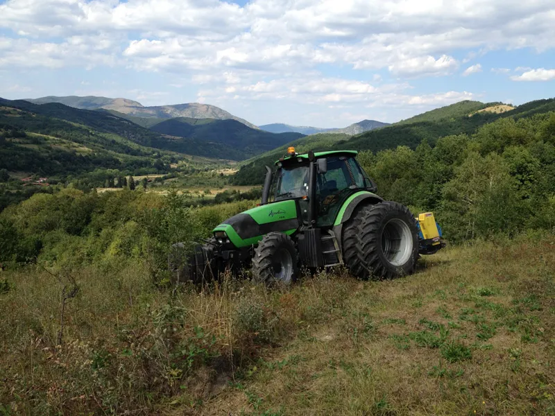 ATRIDI agricultural operations in scenic landscape